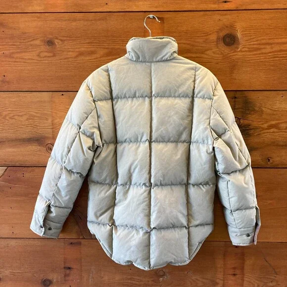 Filson Light Tan Gray Waxed Down Womens Barn Coat Jacket - Size XS - 0312IG - Picture 2 of 3